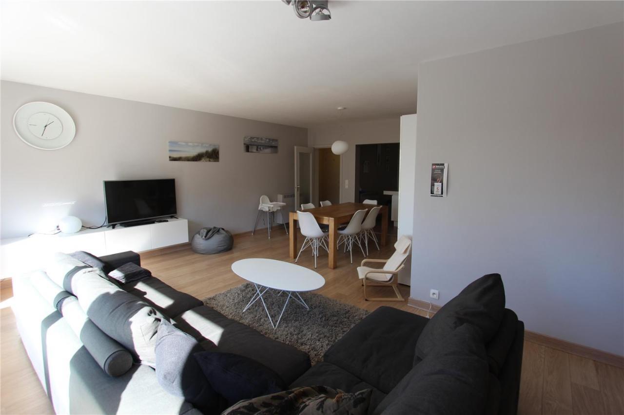 Appartement Nieuwpoort-Bad Met Garage Eksteriør billede